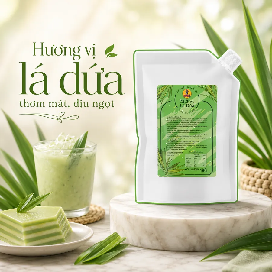 Mứt lá dứa Lermao